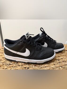 Kids Nike Dunk Low Retro Black White Panda
